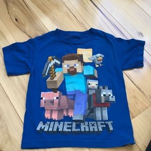 Minecraft tee.
